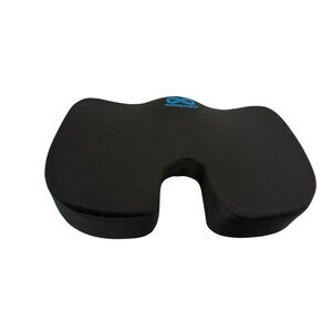 Everlasting Comfort Black Memory Foam Seat Cushion 17x 14 x 2.5  Washable Cover